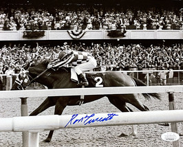 Ron Turcotte Firmado 8x10 1973 Belmont Estacas Caballo Carreras Foto JSA ITP - £53.63 GBP
