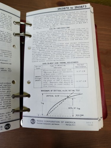 VTG 1963 RCA Semiconductor Products Handbook HB-10 Vol.2 Radio Corp of America Item image 12