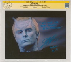 CGC SS Jeffrey Combs Star Trek Enterprise SIGNED Photo w/ Quote ~ Andorian Shran - £232.19 GBP