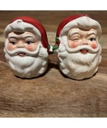 Santa Claus Face Salt &amp; Pepper Shakers, Christmas Salt &amp; Pepper Shaker S... - $13.03 CAD