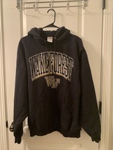 Russell Athletic Mens XL (46-48) Hoodie Wake Forest Demon Deacons Black - £31.50 GBP