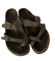 BIRKENSTOCK Shoes MAYARI Mocha Brown Sandals Toe Loop Sz 41 Mens 8 Women... - £21.88 GBP