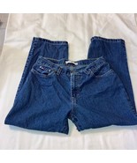 Tommy Hilfiger Woman Sz 8 Denim Capri Jean Pants 5 Pockets Metal Zipper ... - $298.74 MXN