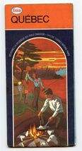 Esso Quebec Map Explore Canada's Natural Parks 1969 - $13.86