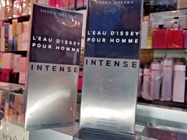 L&#39;eau D&#39;issey Pour Homme Intense Issey Miyake 2.5oz Or 4.2 Oz Edt For Men Sealed - £60.05 GBP+