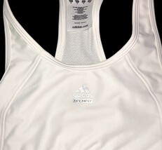 Adidas Women’s Techfit White Sports Bra Small NWT ClimaCool Racerback Training image 3