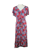 Knox Rose High Low Midi Dress Womens Size L Ditsy Floral Boho Cottagecor... - £21.35 GBP