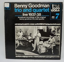 The Original Benny Goodman Trio &amp; Quartet IN Concert 1937 LP Jazz Disco Vinile - £33.30 GBP