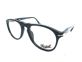 New Persol 9649-V 95 Black 52mm 52-18-145 Eyeglasses Frame Italy - $169.99