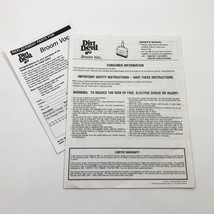 Owner&#39;s User&#39;s Manual for Dirt Devil Broom Vac - $109.94 MXN