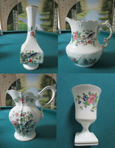 Aynsley England Pembroke Floral Pitcher Vase Pedestal Urn Pick One - £36.45 GBP+