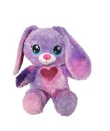 Build A Bear Heartables Purple Bunny Plush with Glitter Heart &amp; Blue Eye... - $367.70 MXN