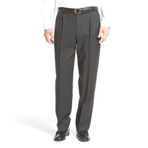 NWT Mens Size 38x29.5 LL Bean Gray Flat Front Washable Year-Round Wool Pants - £39.16 GBP