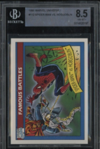 1990 Marvel Universe #112 Spider-Man Vs. Hobgoblin BGS 8.5 NM-MT+ - £11.87 GBP