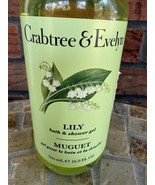 Crabtree &amp; Evelyn Lily Bath Shower Gel 16.9 oz Jumbo Size New - $18.05