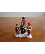 O&#39;Well Christmas Village Figurine Resin Boy Girl Children Caroling Singi... - $241.65 MXN