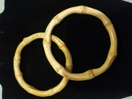 Vintage bambo bangles - £11.79 GBP