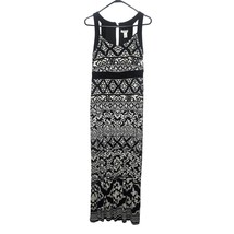 White House Black Market Damask Floral Geometric Mixed Print Maxi Dress ... - $750.65 MXN