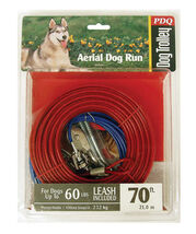 PDQ Red Tie-Out Vinyl Coated Cable Dog Tie Out - $24.95