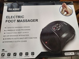 FIT KING Shiatsu Foot Massager Machine with Heat Deep Kneading Foot Reflexology  - £52.39 GBP