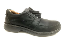 Men&#39;s ECCO Fusion II Moc Toe Tie Black size 45 US 11-11.5 - $49.99