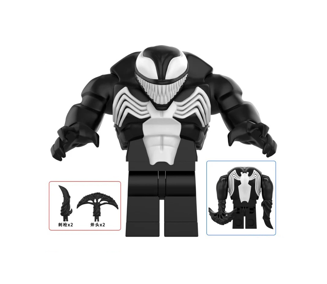 Minifigure Venom Deluxe Marvel Comic Spider Man V2 US Seller - $9.98
