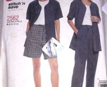 McCall&#39;s 2562 Jacket, Pants &amp; Shorts, Easy Stitch &#39;N Save Pattern Sz 8-1... - $13.93