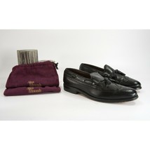 Allen Edmonds Black Leather Wing Tip Tassel Oxford Loafer Size 9 - $62.69