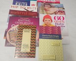 Knitting Book Lot of 11 Purses Socks Baby Scarves Hats and more - £23.90 GBP