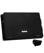 Soundstorm Mosfet 2CH 2000W Power Amplifier Remote Woofer level control - $261.84 CAD