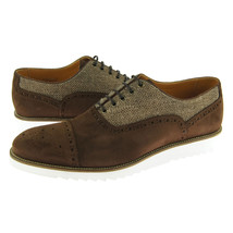 Alex D &quot;Hampton&quot; Brogue Oxford, Men&#39;s Dress/Casual Shoes, Brown Suede - £84.44 GBP