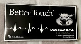 Better Touch - Dual Head Lightweight Aluminum - Black Stethoscope - €13,34 EUR