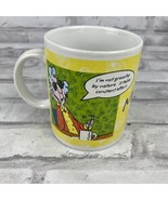 Maxine Grouchy Old Lady Breakfast In Bed Hallmark Coffee Mug Yellow - £8.81 GBP
