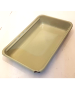 VTG Sage Green Enamel Baking Roasting Pan 7.5 x 12 Rustic Casserole Lasa... - £15.73 GBP