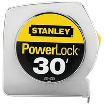 NEW Stanley 33-430 30 FT Powerlock Classic Tape Measure RULER 6588826 USA - $43.99