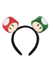 Universal St SUPER NINTENDO WORLD Super Mushroom and 1-UP Mushroom Headband - $939.71 MXN