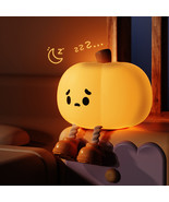 LED Night Light for Kids Light up Cute Lamp Pumpkin Touch Sensor Lamp Si... - $43.45 CAD