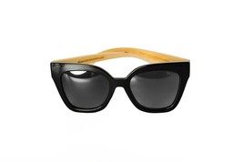 Wooden Element women&#39;s mcfly wooden sunglasses in Black - size One Size - £35.54 GBP