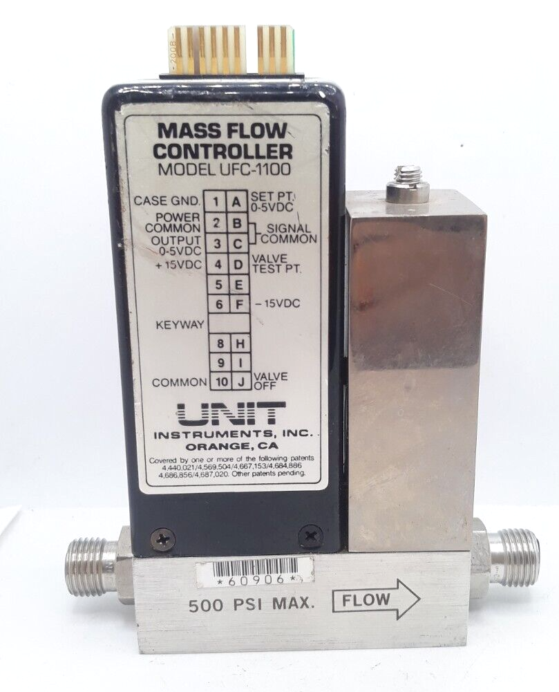 UNIT UFC-1100 MASS FLOW CONTROLLER RANGE 2 SLPM GAS N2O - $39.99