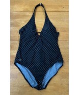 Speedo Black White Polka Dot One Piece Swimsuit Summer Bikini Bottom, Si... - €13,26 EUR