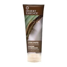 NEW Desert Essence Coconut Shampoo for Dry Hair No Parabens 1x 8 Oz - £11.39 GBP