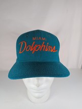 Vintage Miami Dolphins Sports Specialties Script Logo Snapback Wool Hat - $59.99