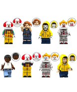 8Pcs Horror Movie It Minifigures Pennywise George Mike Hanlon Mini Block... - $33.51 CAD
