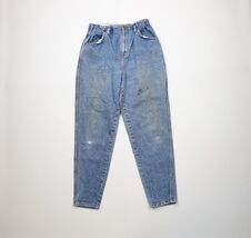 Vintage 90s Streetwear Womens 27 Distressed Tapered Leg Denim Jeans Blue... - $541.73 MXN