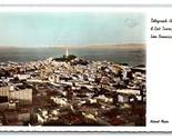 Colore RPPC Telegrafo Collina Coit Torre San Francisco California 1960s ... - £10.60 GBP