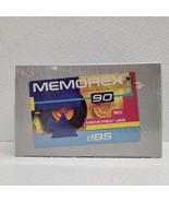 Vintage MEMOREX DBS 90 Audio Cassette Tapes 10 Pack Sealed NOS 90s Retro - £19.86 GBP