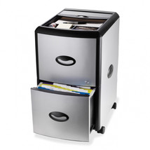 Storex Ind. 2-Drawer Brushed Metal Filing Cabinet - $183.75