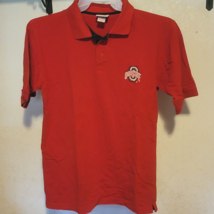 Red Oak Sportswear Ohio State Polo 3-Button Mens sz M Thick Material - £12.14 GBP