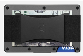 The Ridge RFID Blocking Credit Card Cash Strap Wallet Aluminum - Matte Olive - £55.71 GBP