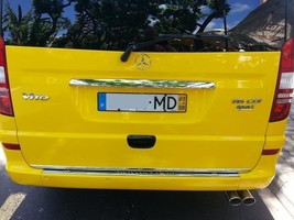 Mercedes-Benz VITO VIANO W639 chrome molding rear strip tailgate chrome ... - £16.57 GBP